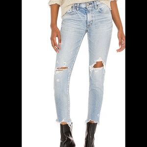 Moussy Altawoods Skinny Color:  Light Blue size 26